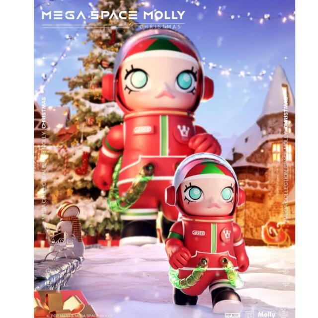 POP MART MEGA SPACE MOLLY CHRISTMAS 400%