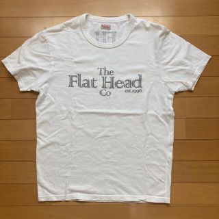 フラットヘッド(THE FLAT HEAD)のフラットヘッド　白Tシャツ　42(Tシャツ/カットソー(半袖/袖なし))