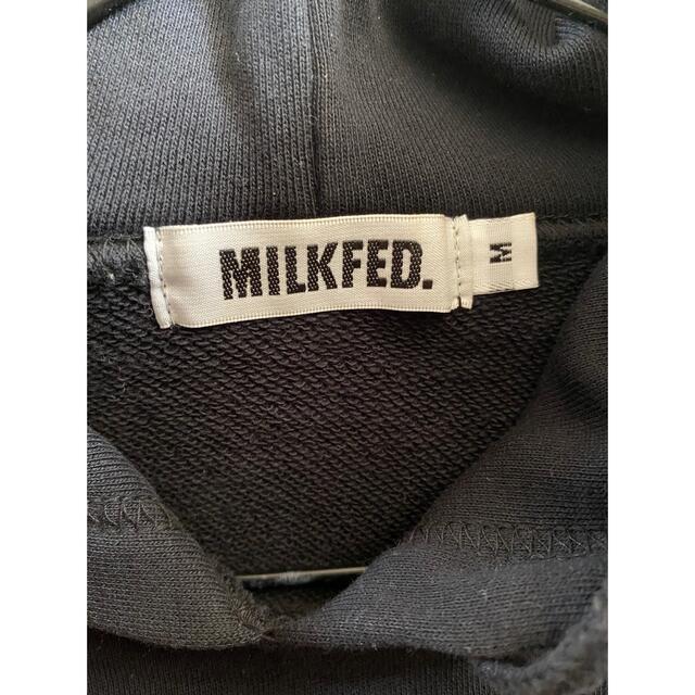 MILKFED.(ミルクフェド)のミルクフェド　MILKFED パーカー　黒 レディースのトップス(パーカー)の商品写真