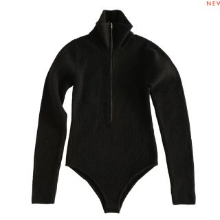 ランキング第1位 ZipperニットBODYスーツ searoomlynn - ニット