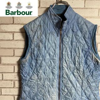 バーブァー(Barbour)の90s 古着 バブアー キルティングベスト トラッドスタイル(ベスト)