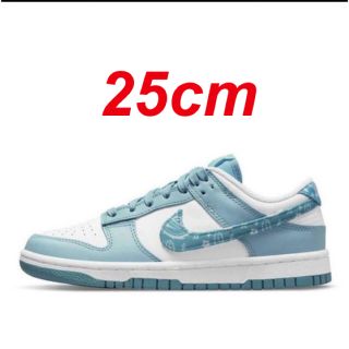 ナイキ(NIKE)のNIKE WMNS DUNK LOW ESS PAISLEY PACK BLUE(スニーカー)