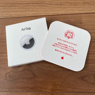 アップル(Apple)のApple初売限定2022年 虎デザイン AirTag 本体 エアタグ(その他)