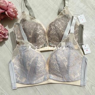 ♡B1019♡ 2枚セット 授乳ブラ マタニティ ノンワイヤー 下着(マタニティ下着)