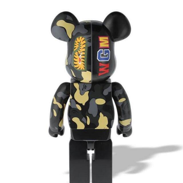 A BATHING APE(アベイシングエイプ)のシゲたん様専用 APE BE@RBRICK SHARK NEWYORK1000% エンタメ/ホビーのフィギュア(その他)の商品写真