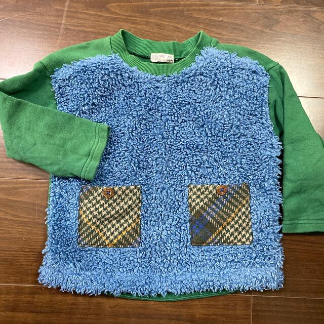 キッズ　男の子　長袖トレーナー　中古品 キッズ/ベビー/マタニティのキッズ服男の子用(90cm~)(Tシャツ/カットソー)の商品写真