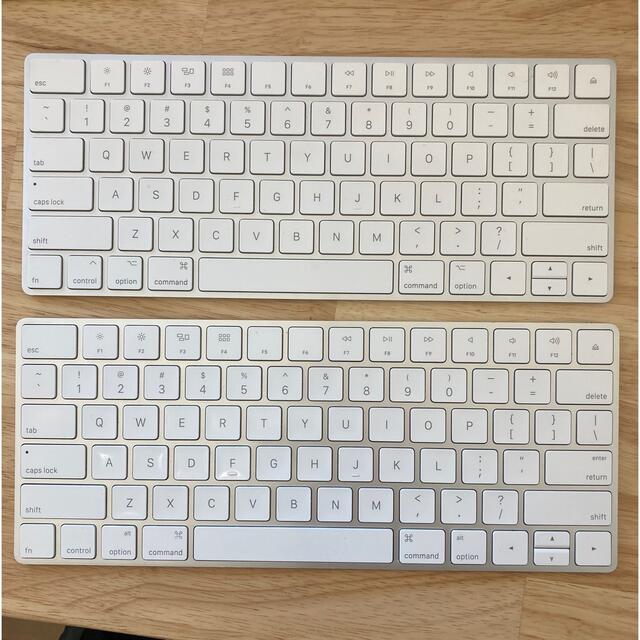 Mac (Apple)(マック)の【2個】Apple Magic Keyboard - US MLA22LL/A スマホ/家電/カメラのPC/タブレット(PC周辺機器)の商品写真