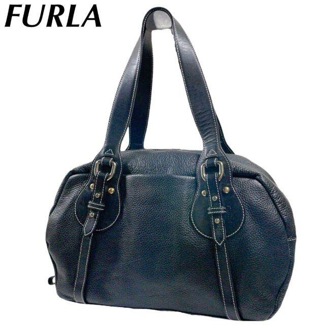 FURLAフルラ 黒ブラックハンドバック