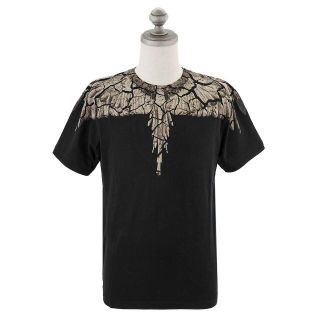 マルセロブロン(MARCELO BURLON)のMARCELO BURLON 半袖Tシャツ ブラック×ブラウン XS(Tシャツ/カットソー(半袖/袖なし))