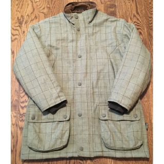 バーブァー(Barbour)のレア barbour ツイード gore-tex チェック柄 メンズM/L相当(ブルゾン)