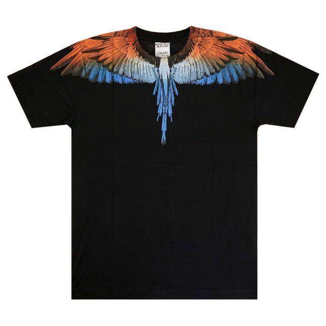 MARCELO BURLON(マルセロブロン)のMARCELO BURLON 半袖Tシャツ ブラック×マルチカラー S メンズのトップス(Tシャツ/カットソー(半袖/袖なし))の商品写真