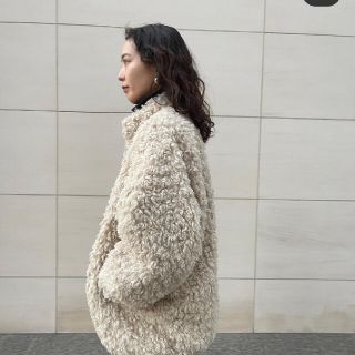 【MINAMI TANAKA×CLANE】CURL FUR SHORT COATclane