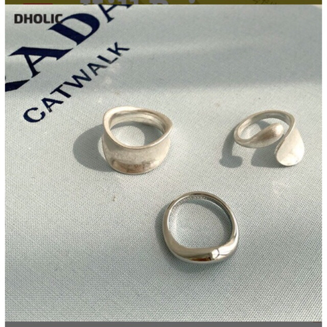 dholic(ディーホリック)のdholic リング3本セット レディースのアクセサリー(リング(指輪))の商品写真