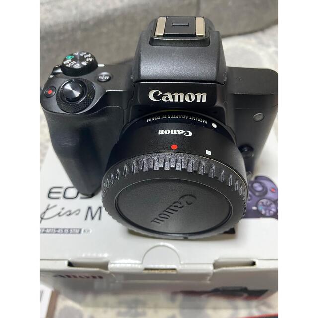 代理店 Canon EOS KISS M EF-Mマウントセット ミラーレス一眼