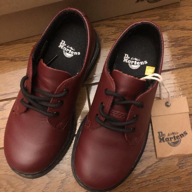 Dr.Martens(ドクターマーチン)の子供用　ドクターマーチン　3ホール　チェリーレッド キッズ/ベビー/マタニティのキッズ靴/シューズ(15cm~)(その他)の商品写真