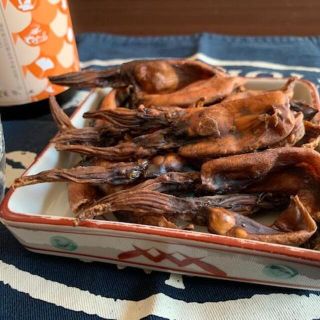 今だけ価格　肝入り焼き丸干いか100g　2パック　便利なチャック付き袋入り(魚介)