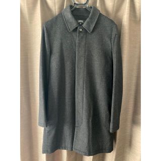 A.P.C. ステンカラーコート 厚手ウール