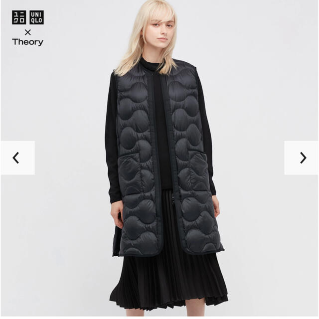 UNIQLO(ユニクロ)の☆新品、未使用品☆ ユニクロ×セオリー　ベスト　Mサイズ メンズのジャケット/アウター(ダウンベスト)の商品写真