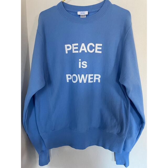 MOMA - MOMA スウェット オノ ヨーコ ono yoko ブルー Sの通販 MOMA - MOMA スウェット オノ ヨーコ ono yoko ブルー Sの通販