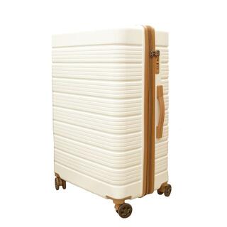 キャリーケース ホワイト Mサイズ 新品 拡張機能付き(スーツケース/キャリーバッグ)