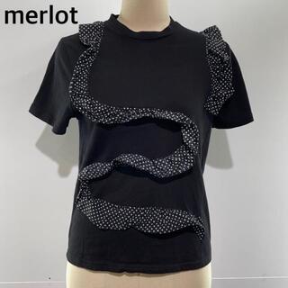 メルロー(merlot)のmerlot メルロー デザインTシャツ ドット柄(カットソー(半袖/袖なし))