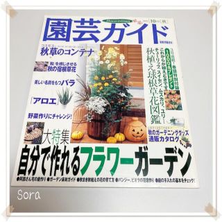 カドカワショテン(角川書店)の園芸ガイド　2001年10月号　秋♡チューリップ　薔薇　ガーデニング♡主婦の友社(趣味/スポーツ/実用)