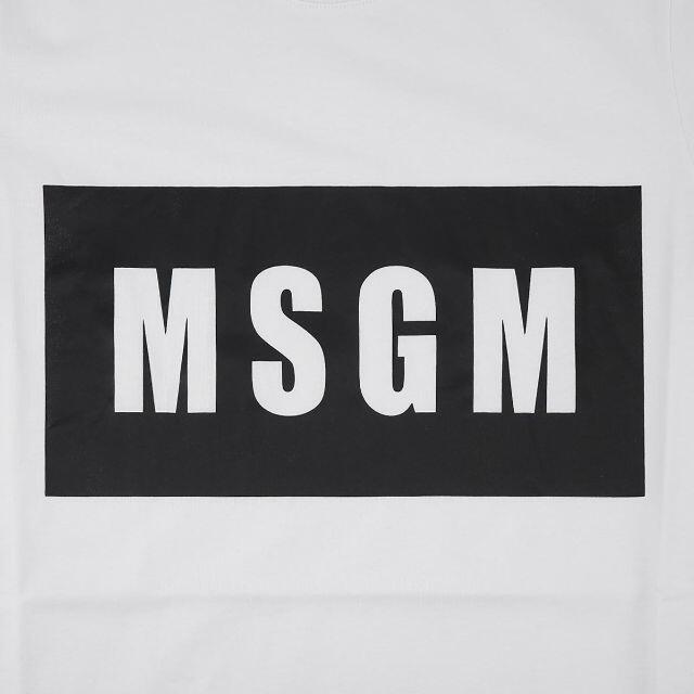 MSGM エムエスジーエム ロゴプリント Tシャツ ホワイト XS 5