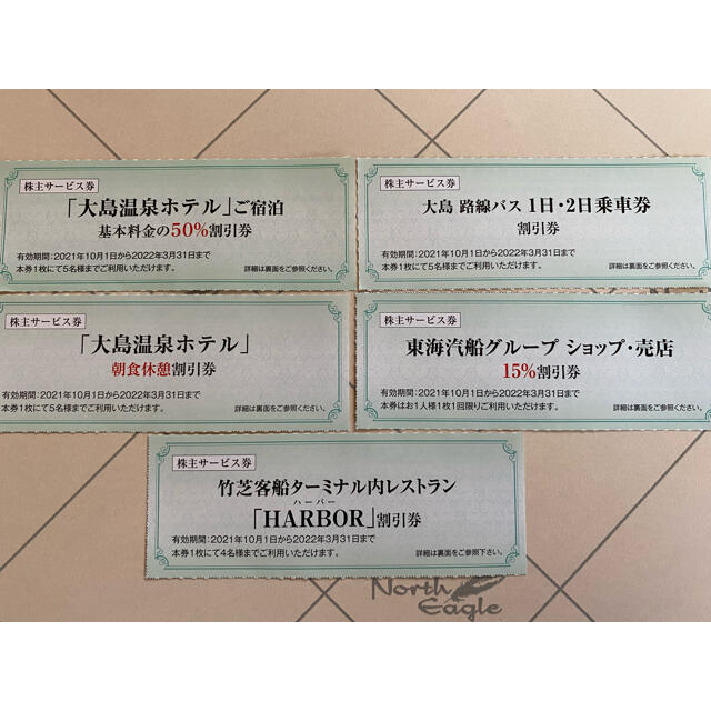 伊豆大島　大島温泉ホテル半額チケットセット チケットの優待券/割引券(その他)の商品写真