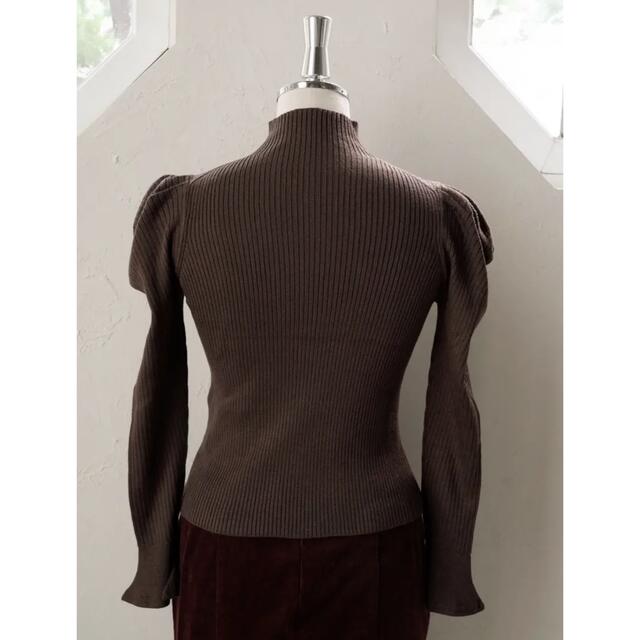 herlipto volume sleeve rib knit top 新品 | aosacoffee.com