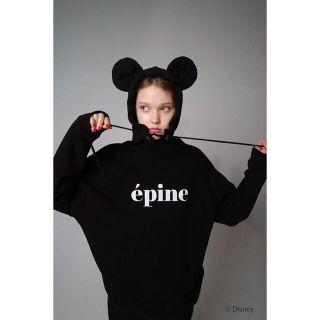 epine ＜Mickey＞ ear design hoodie Sサイズ(パーカー)