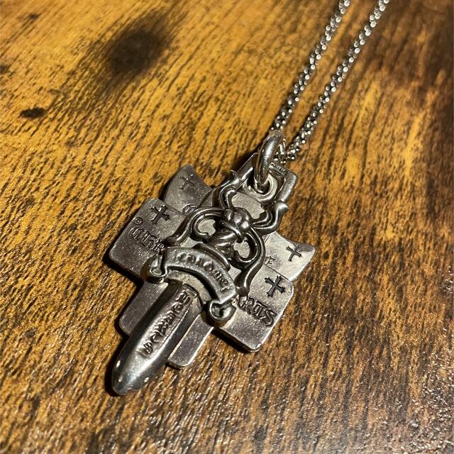 Chrome Hearts(クロムハーツ)のクロムハーツ  スリートリンケッツ　ネックレス メンズのアクセサリー(ネックレス)の商品写真