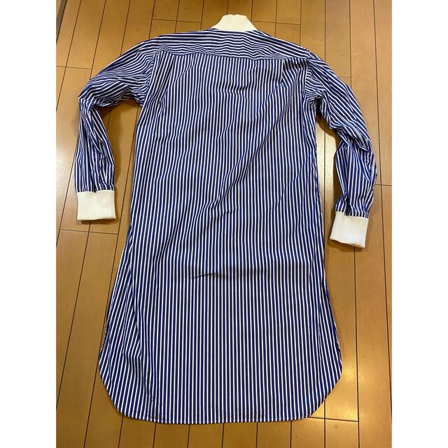 定価58000円コムデギャルソンシャツS燕尾シャツバックストライプロングシャツ 2