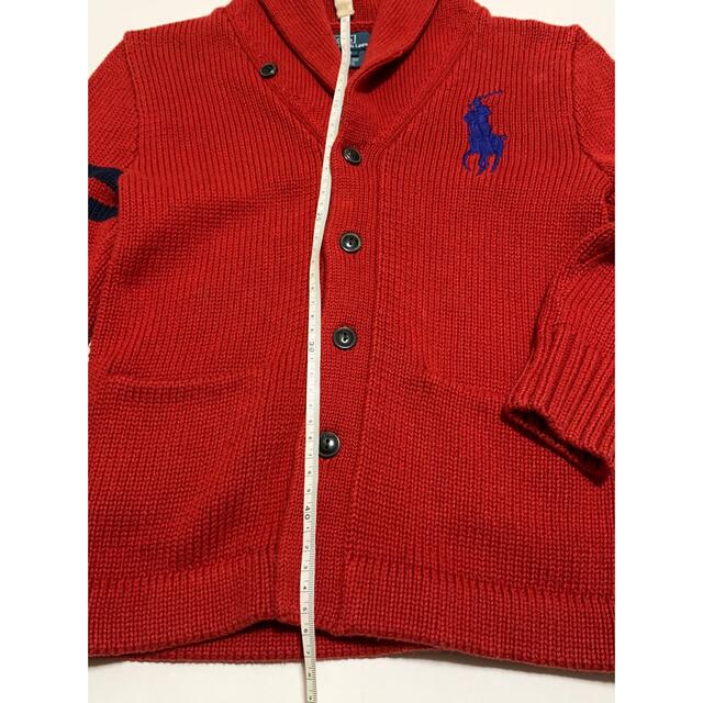 POLO RALPH LAUREN(ポロラルフローレン)のポロラルフローレン  ブルゾン　アウター　カーディガン　120 7 ビックポニー キッズ/ベビー/マタニティのキッズ服男の子用(90cm~)(ジャケット/上着)の商品写真