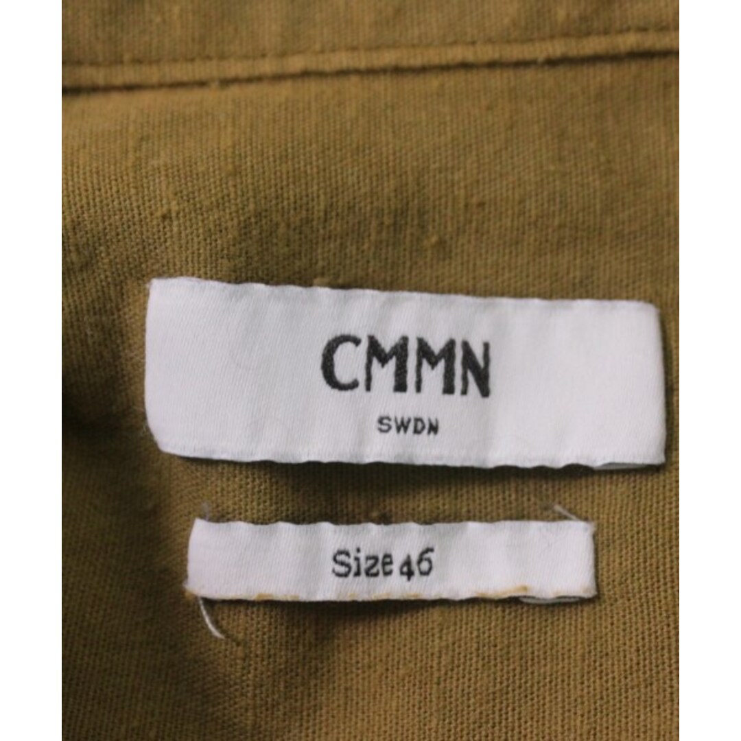 CMMN SWDN コモンスウェーデン カジュアルシャツ 46(M位) カーキ paris