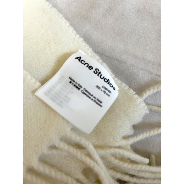 ACNE - Acne Studios オーバーサイズフリンジウールスカーフの通販 by