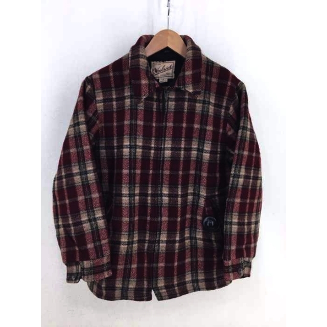 WOOLRICH(ウールリッチ)のWOOLRICH（ウールリッチ） 90s USA製 ウールチェックジップブルゾン メンズのジャケット/アウター(ブルゾン)の商品写真