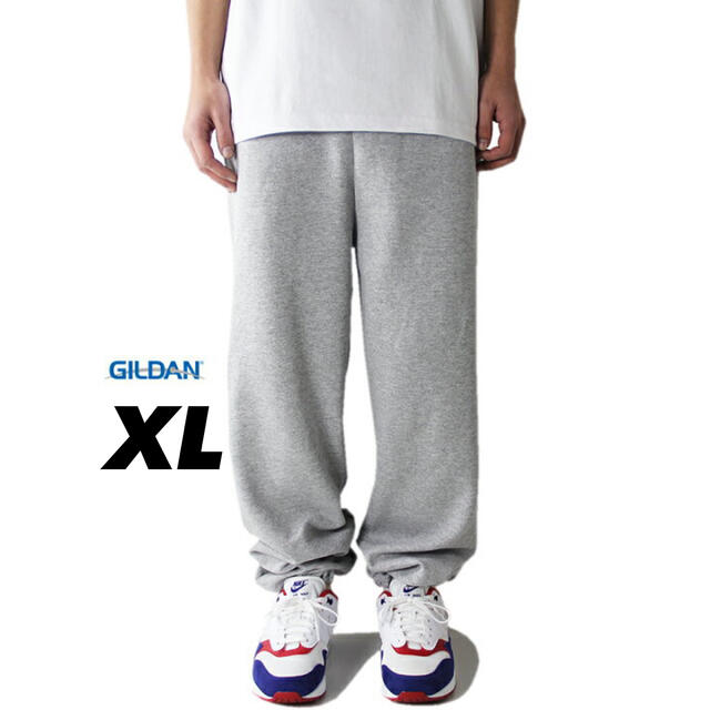 GILDAN(ギルタン)の新品 GILDAN ギルダン スウェットパンツ 裏起毛 グレー XL メンズのパンツ(その他)の商品写真