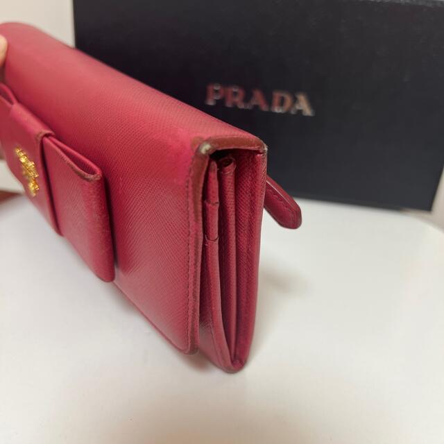 PRADA(プラダ)のプラダ PRADA ＊ 長財布 ピンク リボン 財布  メンズのファッション小物(長財布)の商品写真