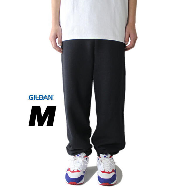 別倉庫からの配送 GILDANギルダンのスウェットパンツ ブラック 黒色 XL
