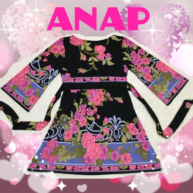 ANAP(アナップ)のANAP♡花柄♡ワンピース レディースのワンピース(その他)の商品写真