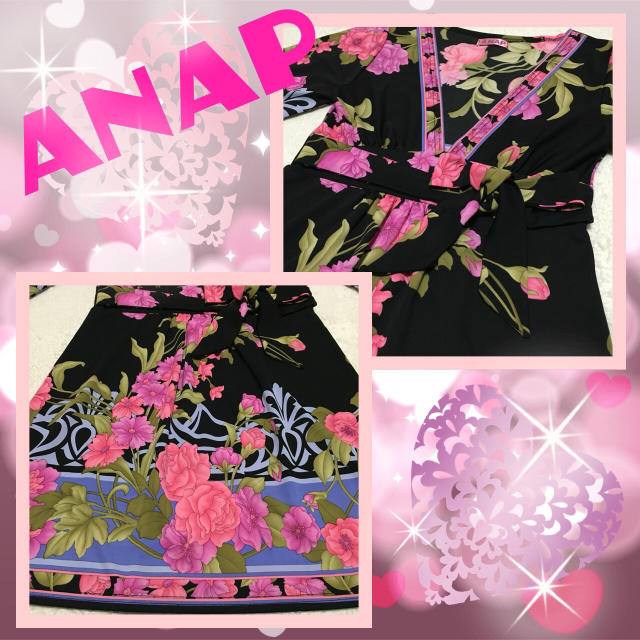 ANAP(アナップ)のANAP♡花柄♡ワンピース レディースのワンピース(その他)の商品写真