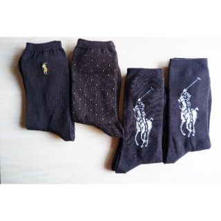 ポロラルフローレン(POLO RALPH LAUREN)のさほさまご検討用POLOラルフローレンのレディースソックス【4足セット】【新品】(ソックス)