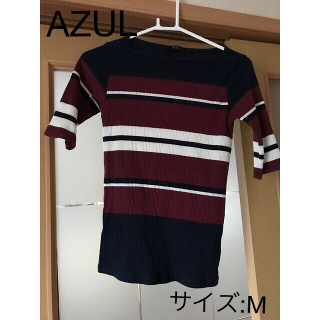 AZUL by moussy(アズールバイマウジー)のAZUL/Tシャツ(M) レディースのトップス(Tシャツ(半袖/袖なし))の商品写真