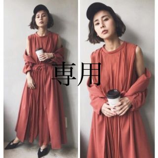 アメリヴィンテージ(Ameri VINTAGE)の AMERIアメリヴィンテージ新品FRONT PLEATS LONG DRESS(ロングワンピース/マキシワンピース)