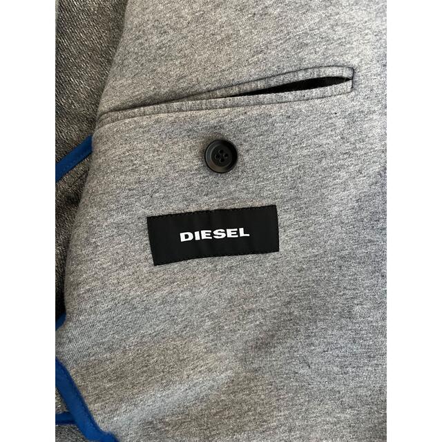 DIESEL(ディーゼル)のDIESEL テーラードジャケット メンズ グレー サイズ44 メンズのジャケット/アウター(テーラードジャケット)の商品写真