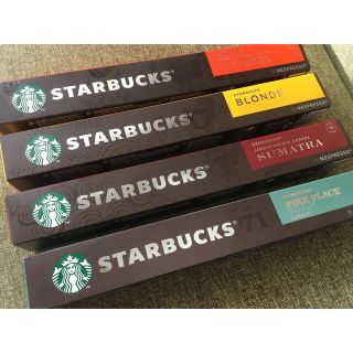 スターバックスコーヒー(Starbucks Coffee)のネスプレッソ　スターバックス　カプセル☆(その他)