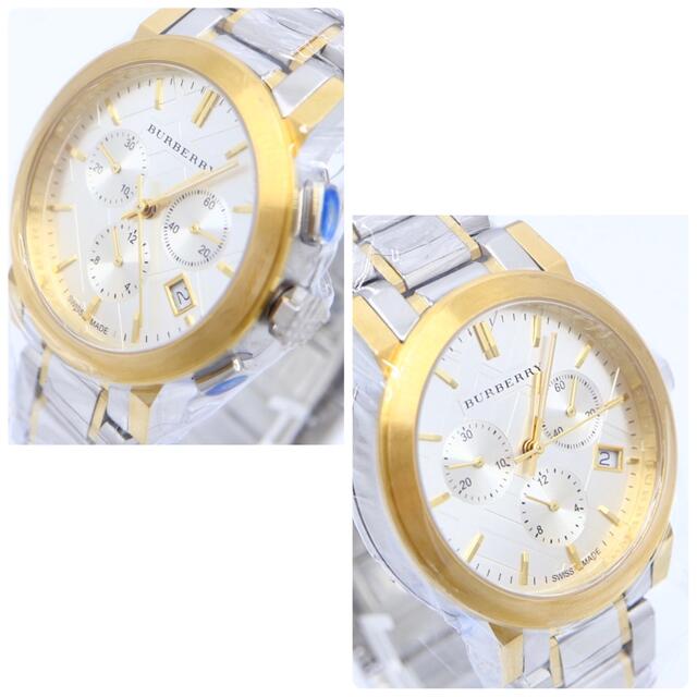 【新品】BURBERRY BU9751 クロノグラフ コンビ 腕時計 付属品