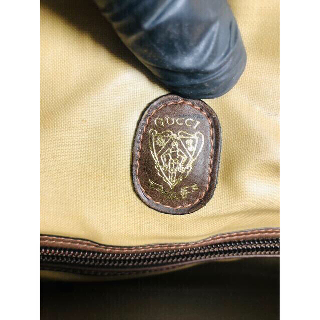 Gucci(グッチ)の【美品】☆GUCCI  Vintage 2way ボストンバック　ダークブラウン メンズのバッグ(ボストンバッグ)の商品写真