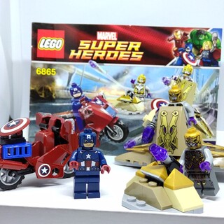レゴ(Lego)のレゴ 6865  「キャプテン・アメリカ  アベンジング サイクル」(その他)