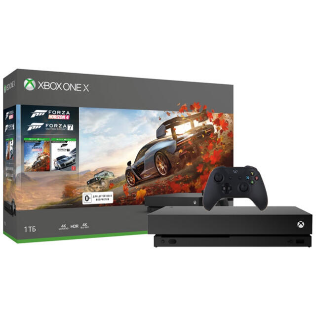 日本マイクロソフトXbox One X（Forza Horizon 4/Forza Motorsp